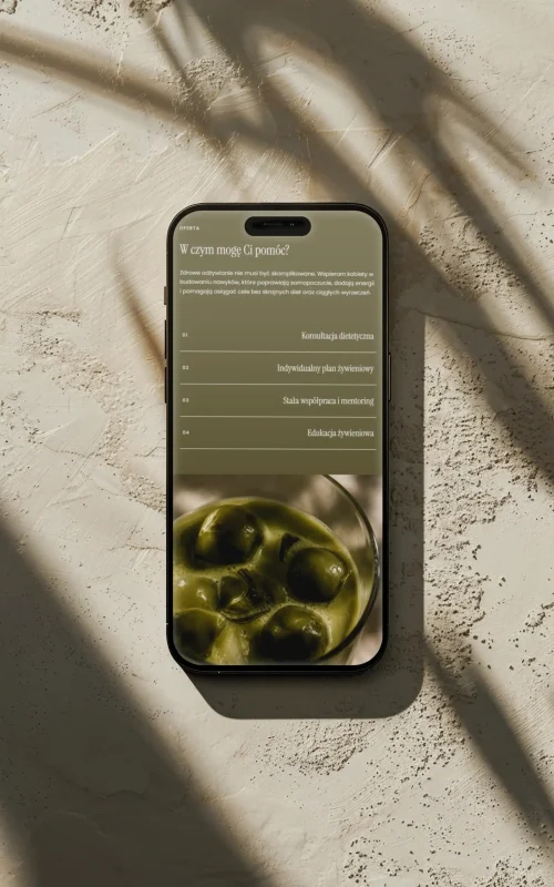 mobile balans strona na start nacja design